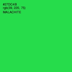 #27DC4B - Malachite Color Image