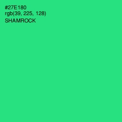 #27E180 - Shamrock Color Image