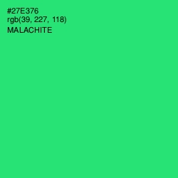 #27E376 - Malachite Color Image