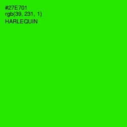#27E701 - Harlequin Color Image