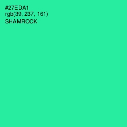 #27EDA1 - Shamrock Color Image