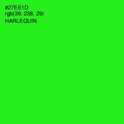 #27EE1D - Harlequin Color Image