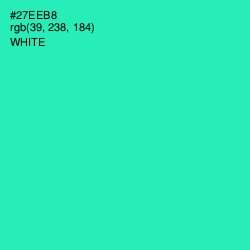 #27EEB8 - Shamrock Color Image