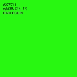 #27F711 - Harlequin Color Image