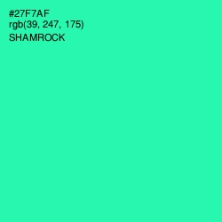 #27F7AF - Shamrock Color Image