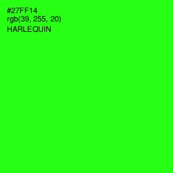 #27FF14 - Harlequin Color Image