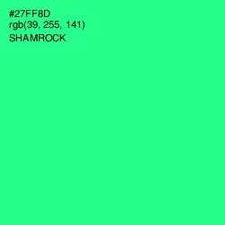 #27FF8D - Shamrock Color Image