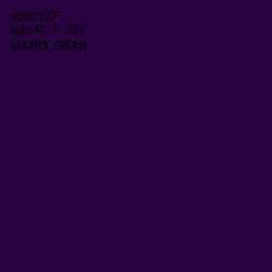 #28013F - Mardi Gras Color Image