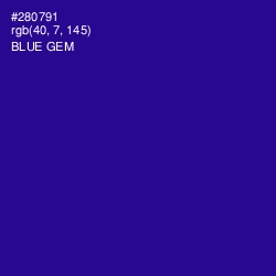 #280791 - Blue Gem Color Image
