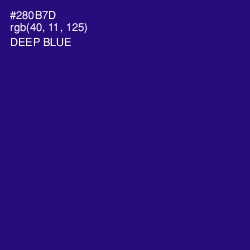 #280B7D - Deep Blue Color Image