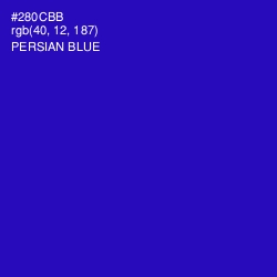 #280CBB - Persian Blue Color Image