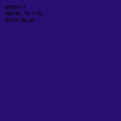 #280F71 - Deep Blue Color Image