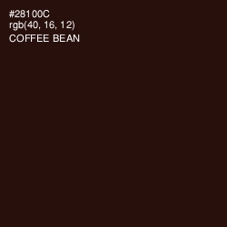 #28100C - Coffee Bean Color Image
