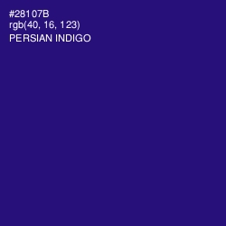 #28107B - Persian Indigo Color Image