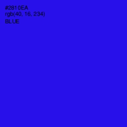 #2810EA - Blue Color Image