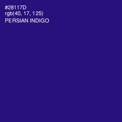 #28117D - Persian Indigo Color Image