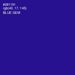 #281191 - Blue Gem Color Image