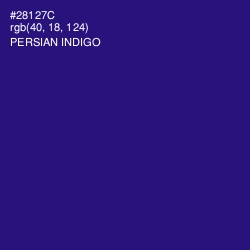 #28127C - Persian Indigo Color Image