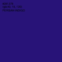 #281378 - Persian Indigo Color Image