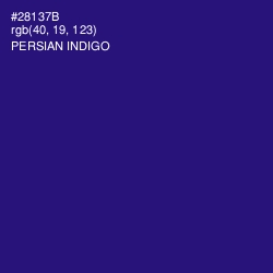 #28137B - Persian Indigo Color Image