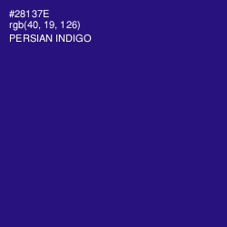 #28137E - Persian Indigo Color Image