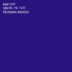 #28137F - Persian Indigo Color Image