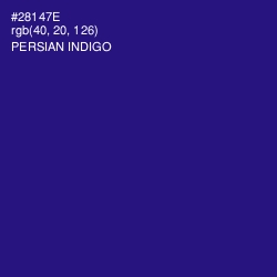 #28147E - Persian Indigo Color Image