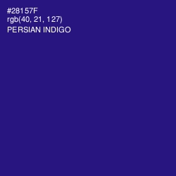 #28157F - Persian Indigo Color Image