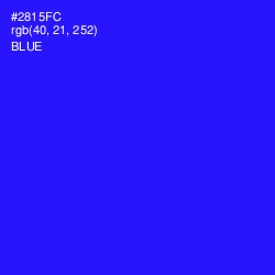 #2815FC - Blue Color Image