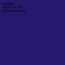 #28186D - Persian Indigo Color Image