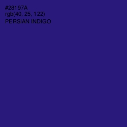 #28197A - Persian Indigo Color Image