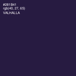 #281B41 - Valhalla Color Image