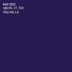 #281B52 - Valhalla Color Image