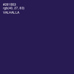 #281B53 - Valhalla Color Image