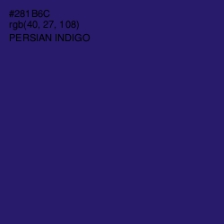 #281B6C - Persian Indigo Color Image