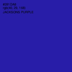 #281DA8 - Jacksons Purple Color Image