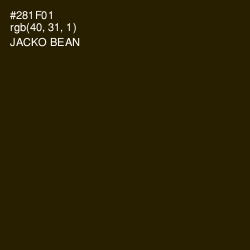 #281F01 - Jacko Bean Color Image