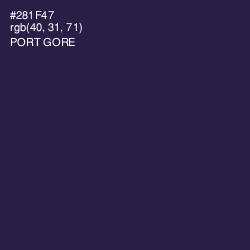 #281F47 - Port Gore Color Image
