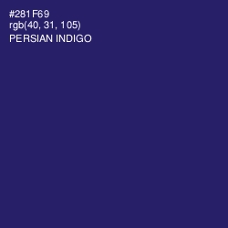 #281F69 - Persian Indigo Color Image