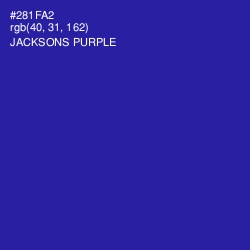 #281FA2 - Jacksons Purple Color Image