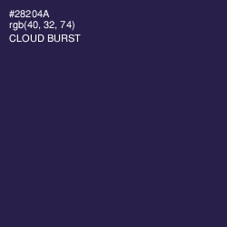 #28204A - Cloud Burst Color Image