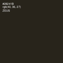 #28241B - Zeus Color Image