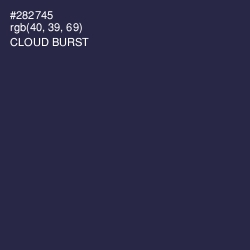 #282745 - Cloud Burst Color Image