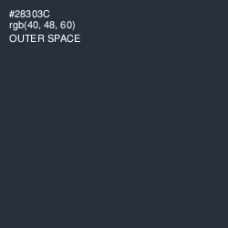 #28303C - Outer Space Color Image