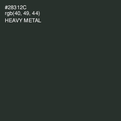 #28312C - Heavy Metal Color Image