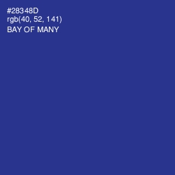 #28348D - Bay of Many Color Image