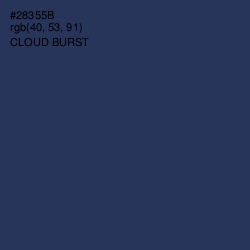 #28355B - Cloud Burst Color Image