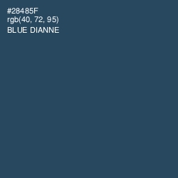 #28485F - Blue Dianne Color Image