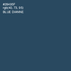 #28495F - Blue Dianne Color Image