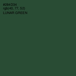 #284D34 - Lunar Green Color Image